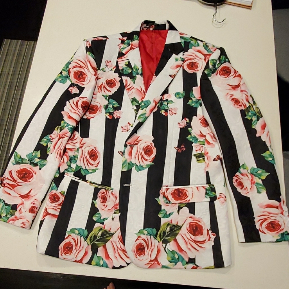 Custom made eye catching unique piece blazer
